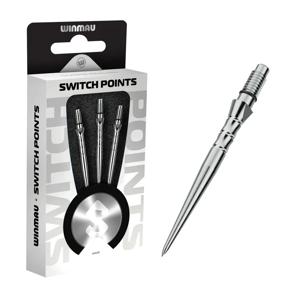 Winmau Switch Point Wave Silver Effect - Image 3