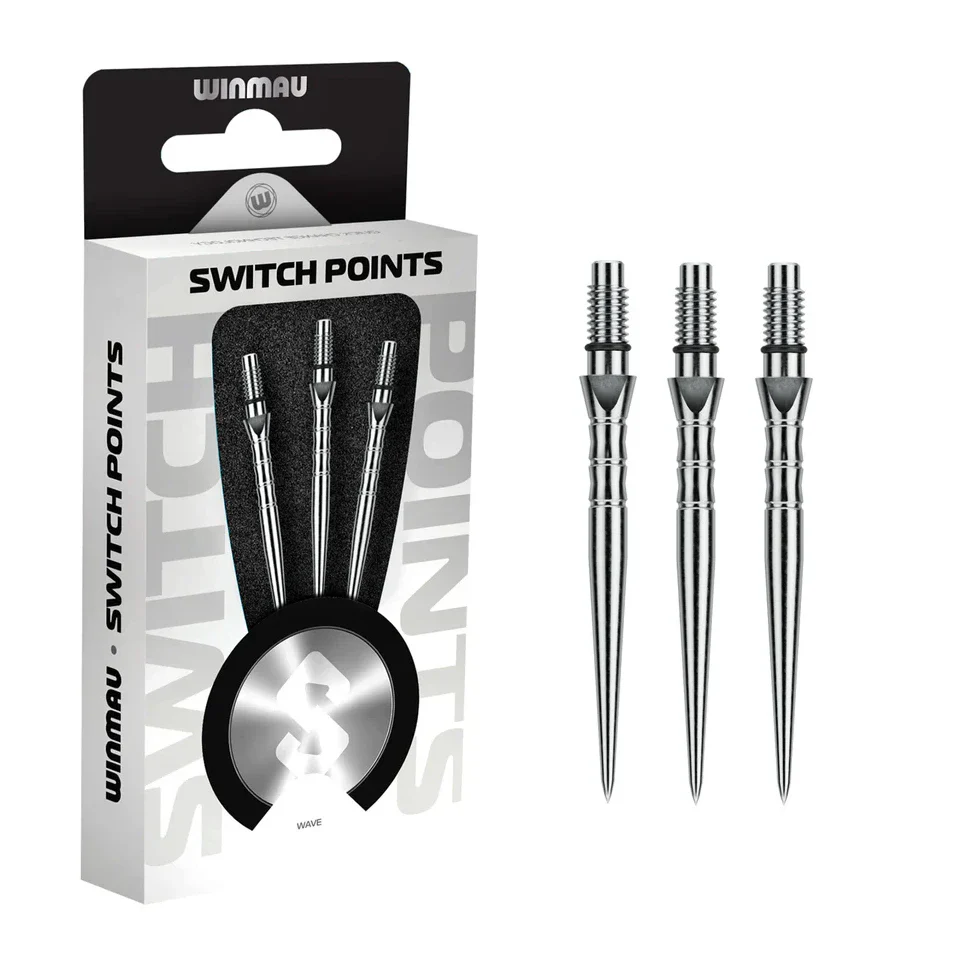 Winmau Switch Point Wave Silver Effect - Image 4