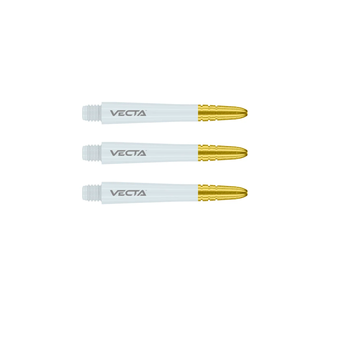 Winmau Vecta White/Gold Dart Shaft